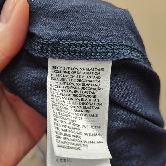 The North Face Drawstring Activewear Lightweight Track Jogger Pants 1X Navy Blue - Picture 7 of 8